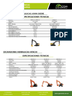 Especificaciones Tecnicas