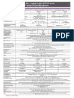 Product Specifications: Wireless Data Logging System RTR-500 Series