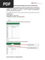 Tabla de Frecuencia para Variable Cualitativa Usando Excel