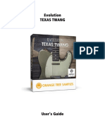 Evolution Texas Twang - User's Guide