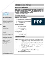 Curriculum Vitae: Jayant Dewangan