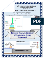 Fascicule Chimie Ts 2018