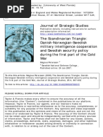 Journal of Strategic Studies: To Cite This Article: Magnus Petersson (2006) The Scandinavian Triangle: Danish