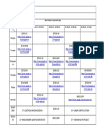 Time Table Odd 2020