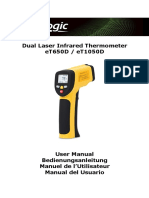 User Manual - Ennologic Dual Laser Infrared Thermometer eT650D and eT1050D