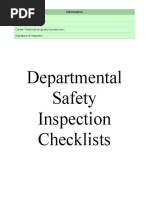 Departmental Safety Inspection Checklist PDF