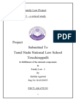 Project Submitted To Tamil Nadu National Law School Tiruchirappalli