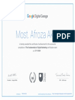 Certificate PDF