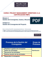 2.2 Gestion Del Cronograma Del Proyecto