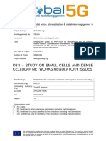 D3.1 - Study On Small Cells and Dense Cellular Networks Regulatory Issues - Final