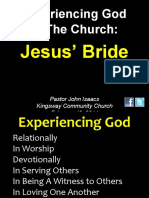 Xperiencing God in The Church:: Jesus' Bride