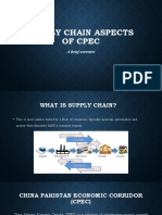 Supply Chain Aspects of CPEC