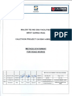 Method Statement For Road Works PDF