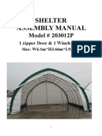 Shelter Assembly Manual: Model # 203012P