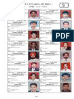 BAR COUNCIL OF DELHI Voter List