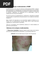 Alergia Medicamentosa