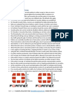 Fortigate Firewall Policies:: Created by Ahmad Ali E-Mail:, Mobile: 056 430 3717