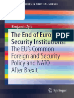 Benjamin Zyla - The End of European Security Institutions