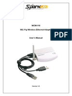 WCM-110 802.11g Wireless Ethernet Adapter