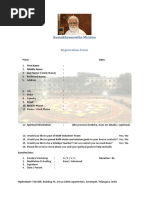 Kamakhyamrutha Mission: Registration Form