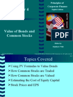 Value of Bonds and Common Stocks: Eighth Edition