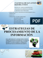 ESTRATEJIAS DE PROCESAMIENTO DE LA INFORMACIÓN (Exposiciön)