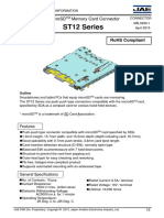 St12 Series: Microsd Memory Card Connector