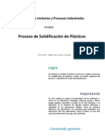 U5 - Proceso de Solidificación de Plásticos PDF