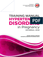 Training Manual Hypertensive Disorder in Pregnancy 3rd Edition 2018 PDF