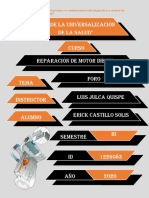 Explique Ud. ¿Qué Pruebas Se Realizan Dentro Del Diagnóstico y Control de Nuestros Motores Diésel PDF