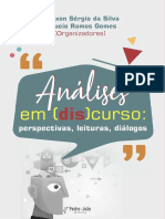 AnÃ¡lises em (Dis) Curso - Perspectivas, Leituras, Diã¡logos PDF