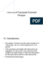 Two-Level Fractional Factorial Designs