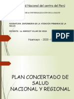 Plan Concertado de Salud Nacional y Regional - 2020