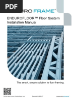 ENDUROFLOOR™ Floor System Installation Manual: The Smart, Simple Solution To Floor Framing