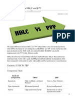 Difference Between HDLC and PPP