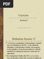 Coercion