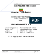 Ethiopian TVET-System: Learning Guide # 2