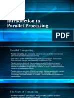 2.introduction To Parallel Processing