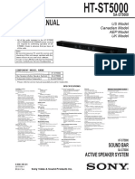 Service Manual: Sound Bar Active Speaker System