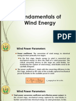 Fundamentals of Wind Energy