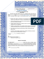 UBIs UNITS OF BENEFICIAL INTEREST CERTIFICATE BLUE BORDER EDITABLE