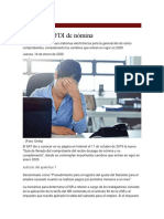 Ajustes Al CFDI de Nómina