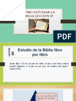 Cómo Estudiar La Biblia Lección 5