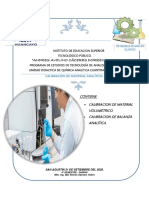 Calibracion de Mat Volumetrico