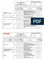 Risk Assessment FOR: Over Head Crane Erection