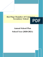 Hoi Ping Chamber of Commerce Secondary School: Annual School Plan School Year (2020-2021)