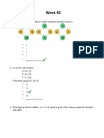 Week 46: 1. Find The Missing Number in The Number Pattern Below