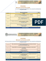 Programa Semana ICG 2020 Virtual