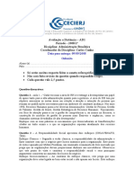 126 AD1 de Administra o Brasileira - Gabarito