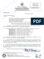 Division Memorandum No. 961 s.2020 - Policy For Reclassication of Positions